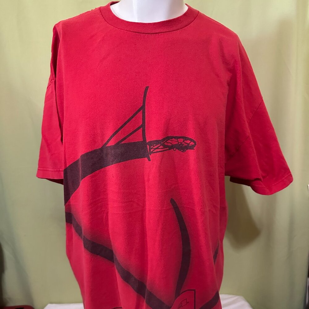 Shaquille O'Neal Shaq Brand 34 Men's Red T Shirt Size 2XL